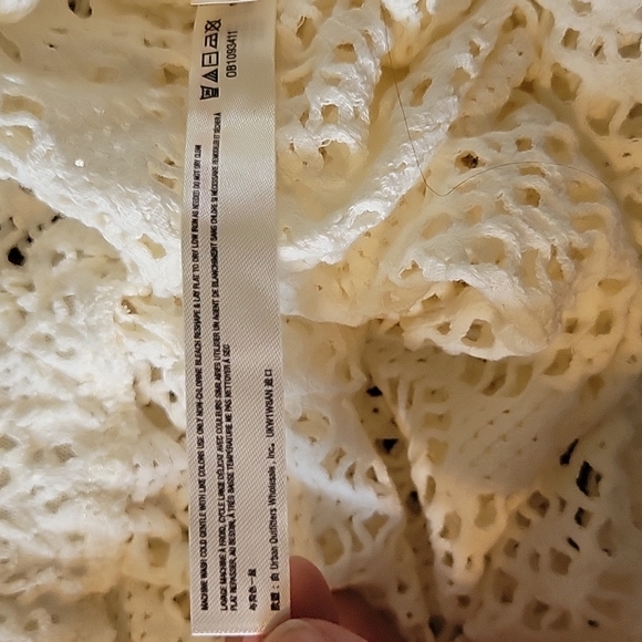 NWOT Free People Cream Top M - Picture 3 of 4